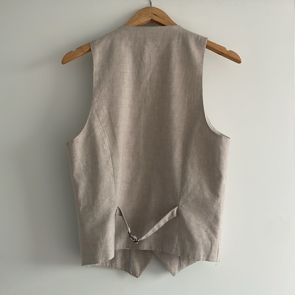 Linen Suit Vest - Picture 5 of 8
